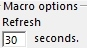 Refresh interval