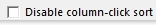 Disable Column-Click sort