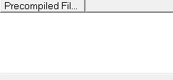 Precompiled files