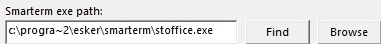 Smarterm exe path