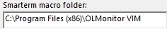 Smarterm macro folder