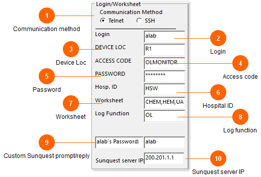 Login/Worksheet